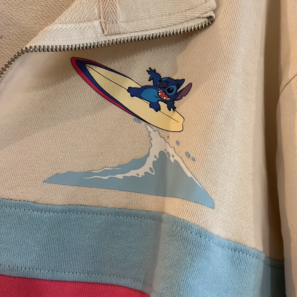 Her Universe Disney Lilo & Stitch Quarter-zip Sweater - Picture 2 of 5